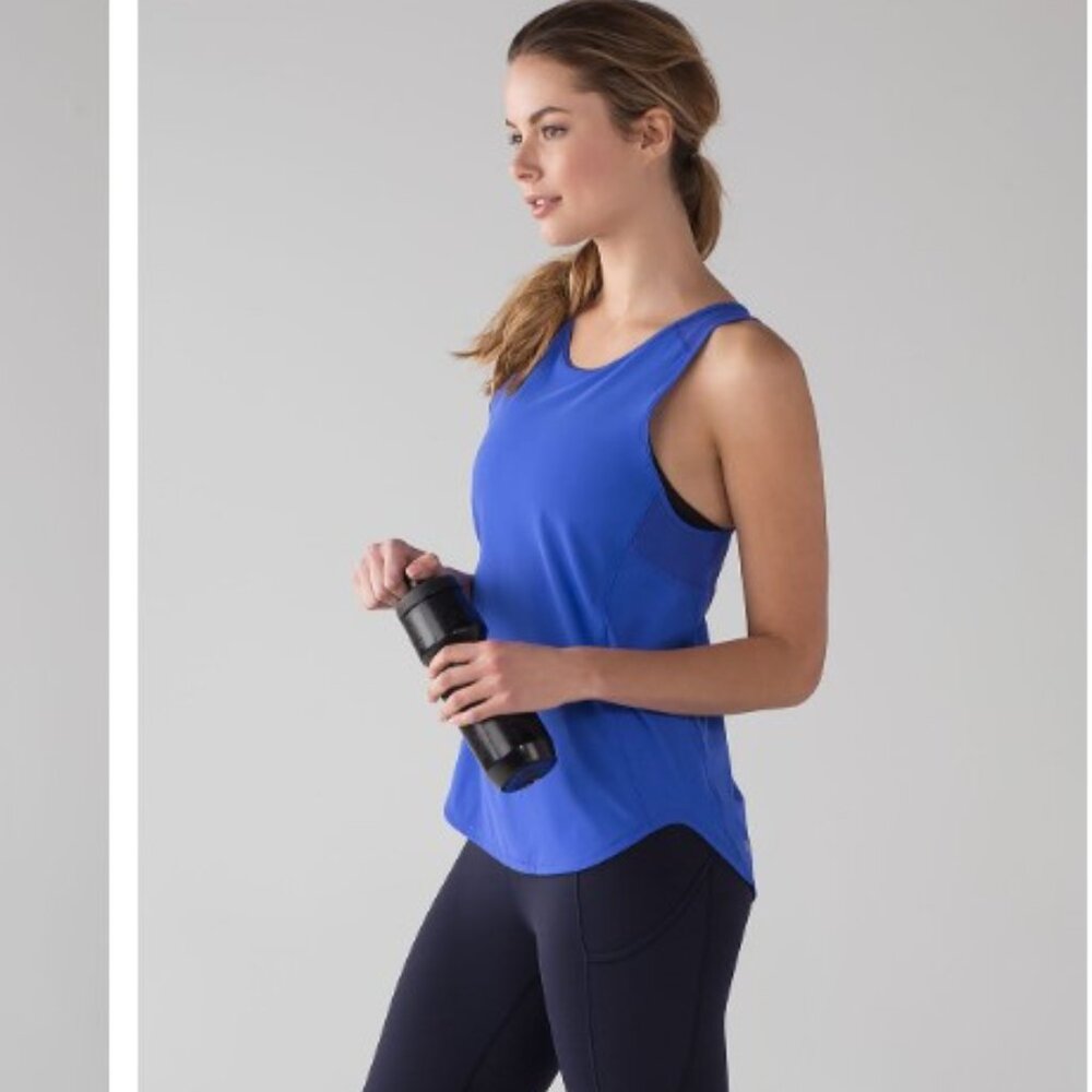 Lululemon Sculpt Tank II in Blazer Blue